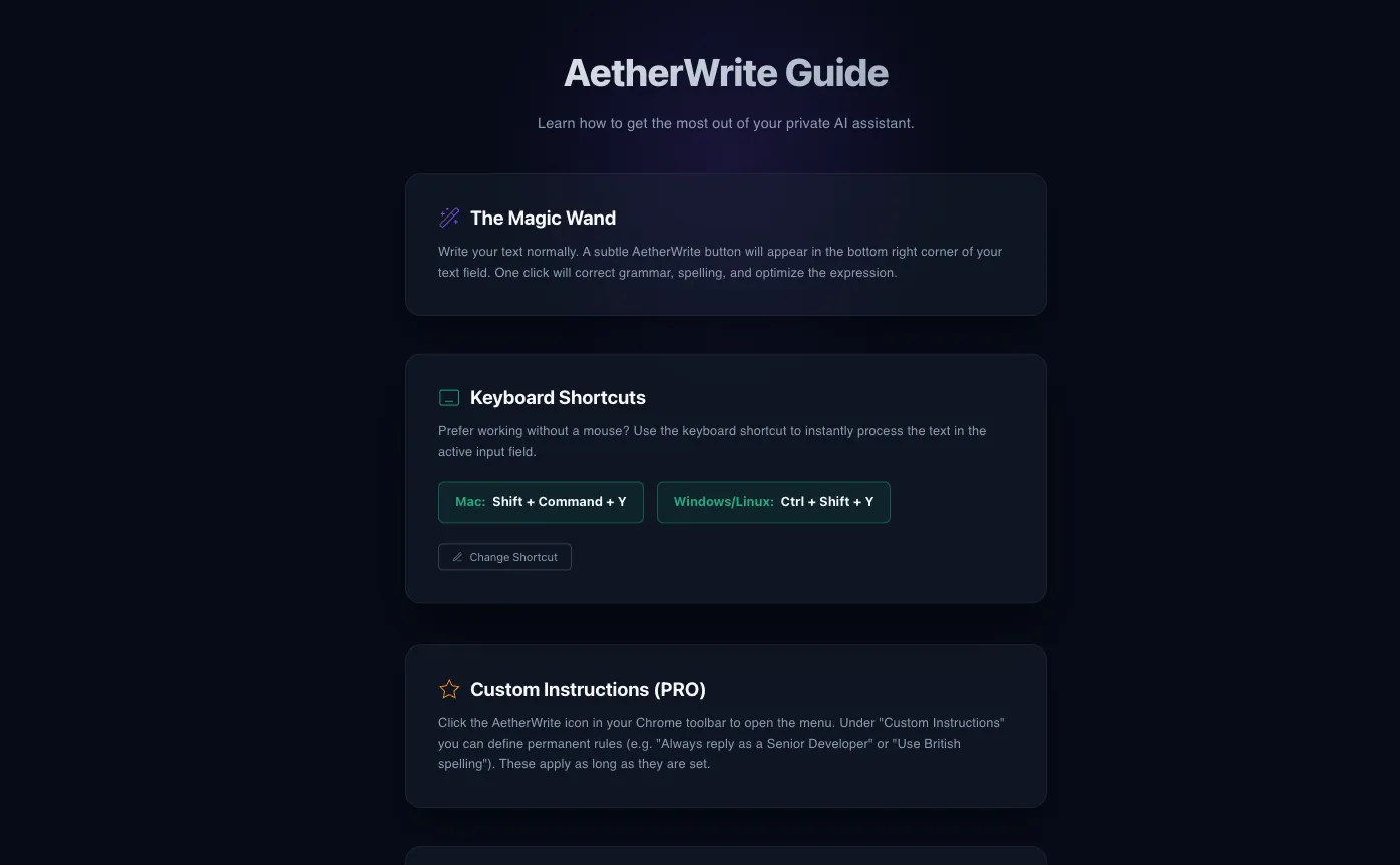AetherWrite - Screenshot 4