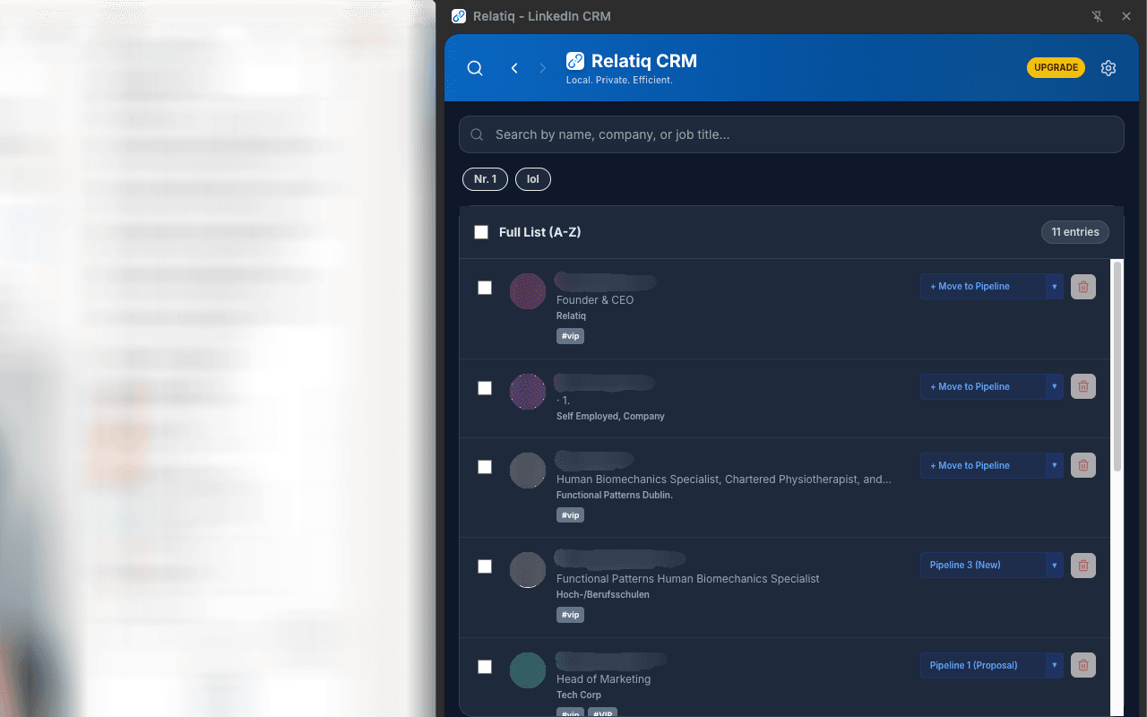 Relatiq Pro - Screenshot 4