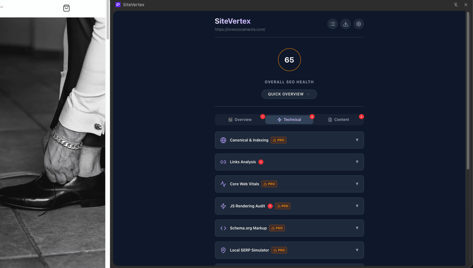 SiteVertex Pro - Screenshot 5