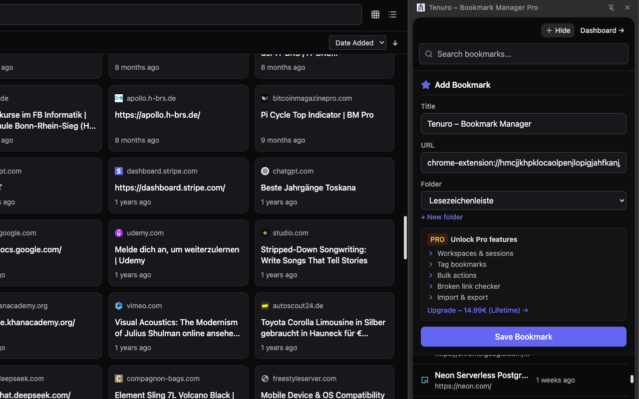 Tenuro Pro - Screenshot 3